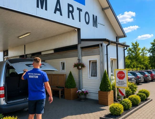 Parking MARTOM Lotnisko Katowice Pyrzowice - zdjęcie 1